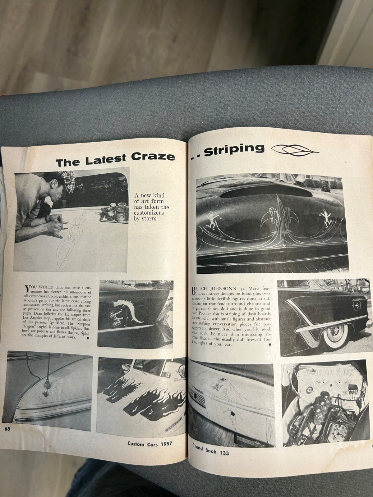 Custom Cars Trend Book No. 133 1957 annual Potter and Barris OK SHAPE for age