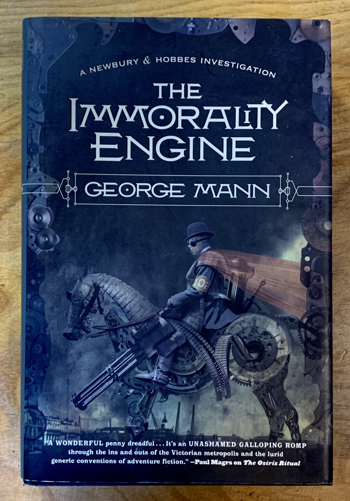 The Immortality Engine by George Mann – NF 2011 Tor sci-fi HC/DJ, steampunk