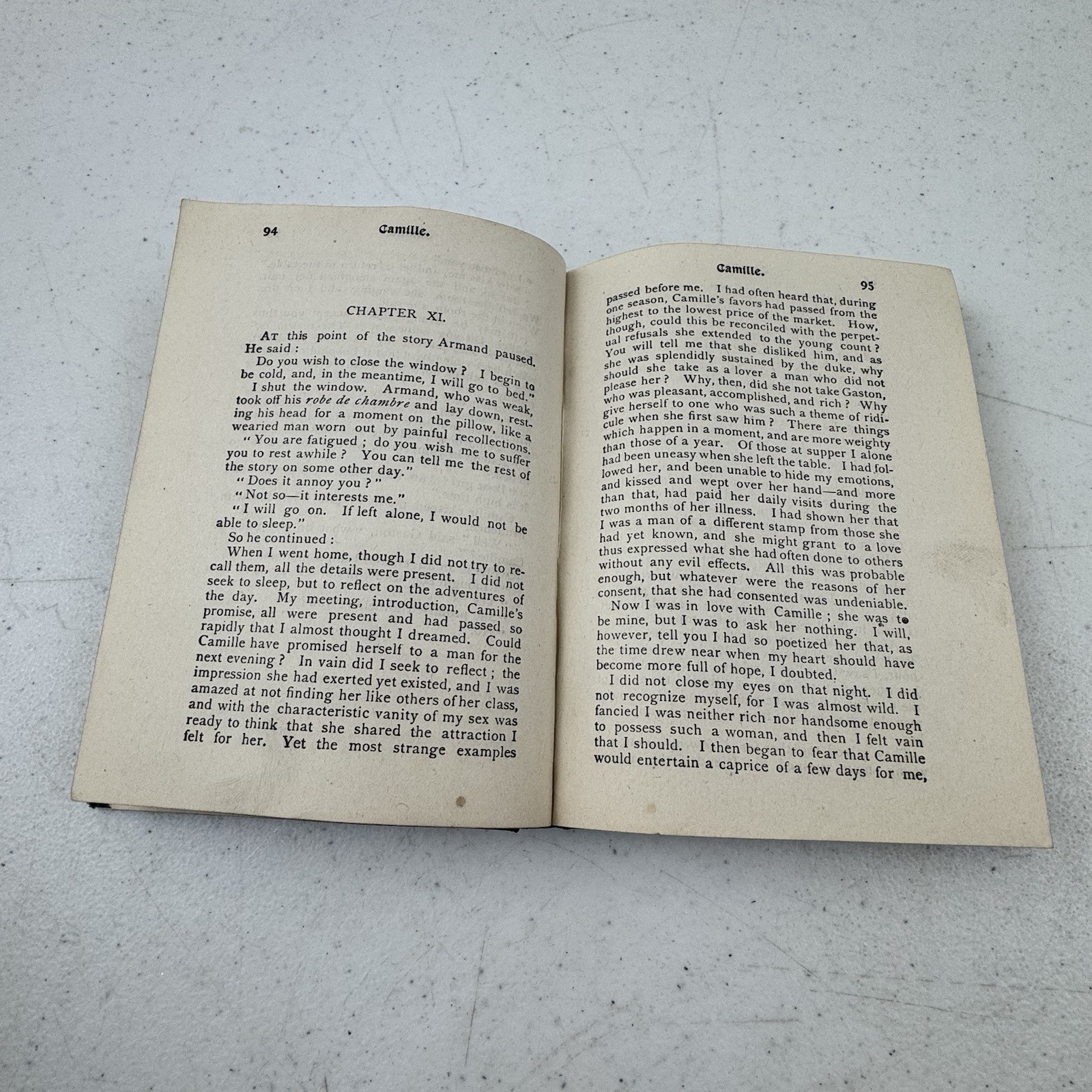 Vintage Book Camille By Alexandre Dumas Jr. Late 1800’s – Early 1900’s
