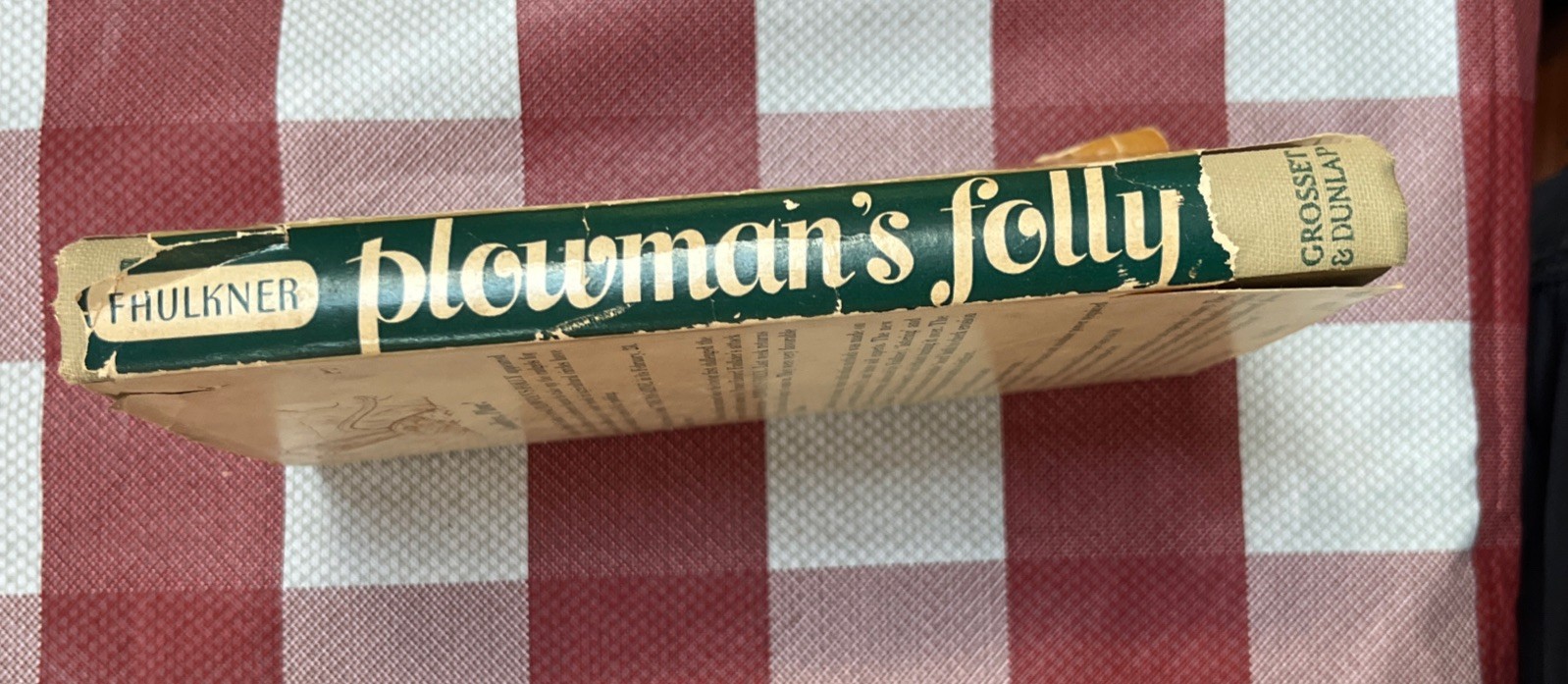 Plowman’s Folly by Edward H. Faulkner Hard Cover First Edition Dust Jacket 1943