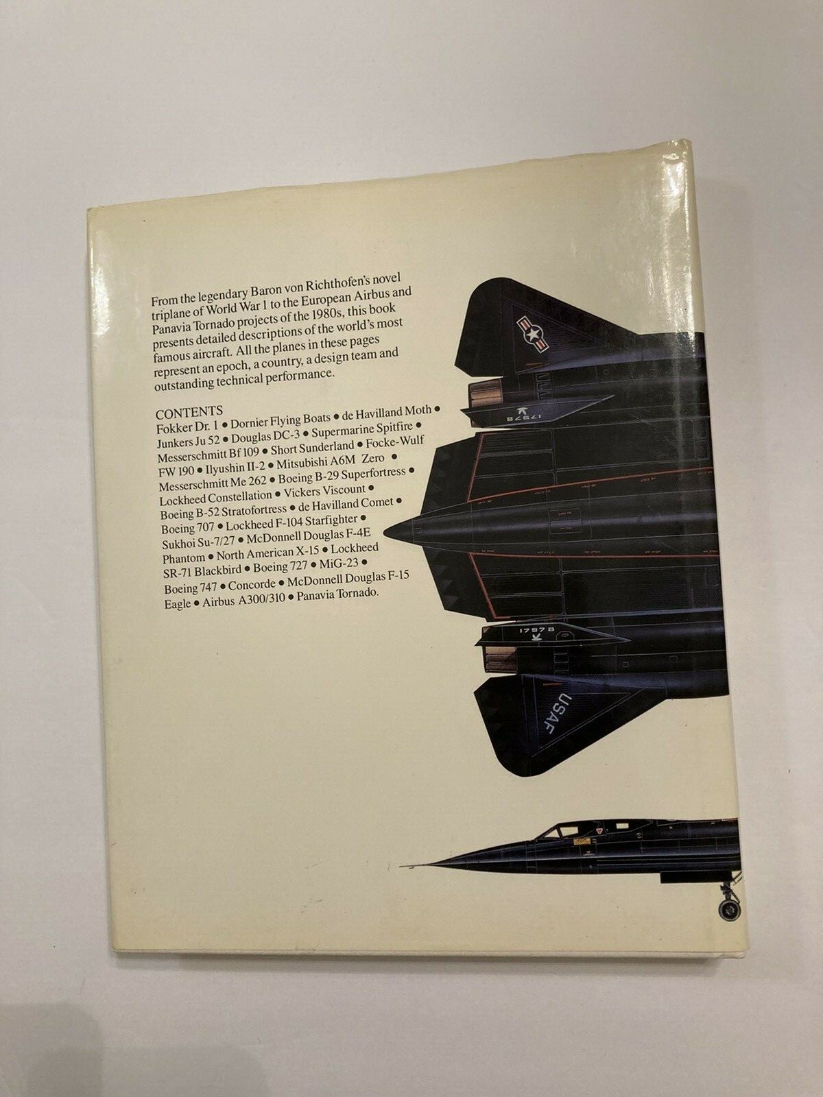 Vintage The Worlds Greatest Aircaft Civil & Military Planes Hardcover 1988