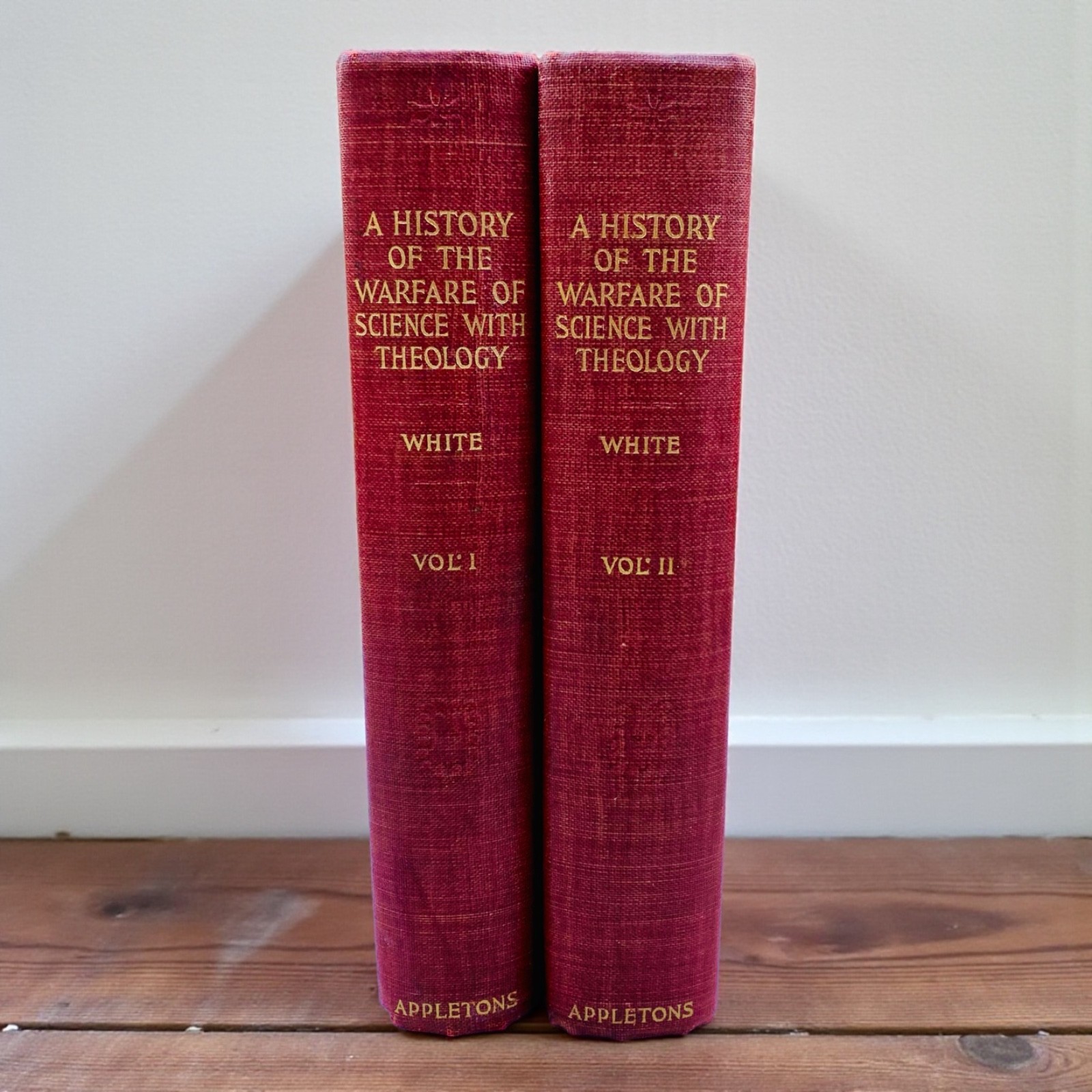 1901 History of the Warfare of Science with Theology in Christendom Andrew White