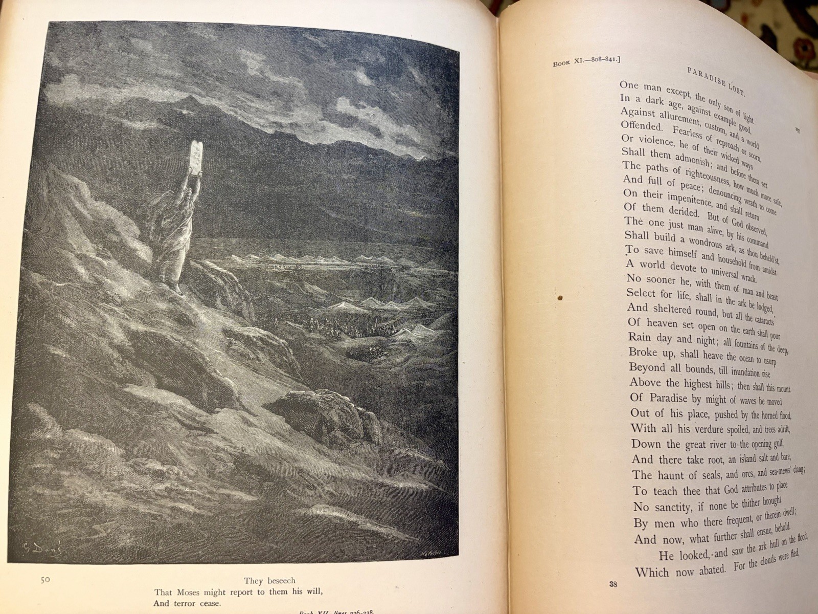 Milton’s Paradise Lost, Altemus Edition, Illustrated by Gustave Doré c. 1890