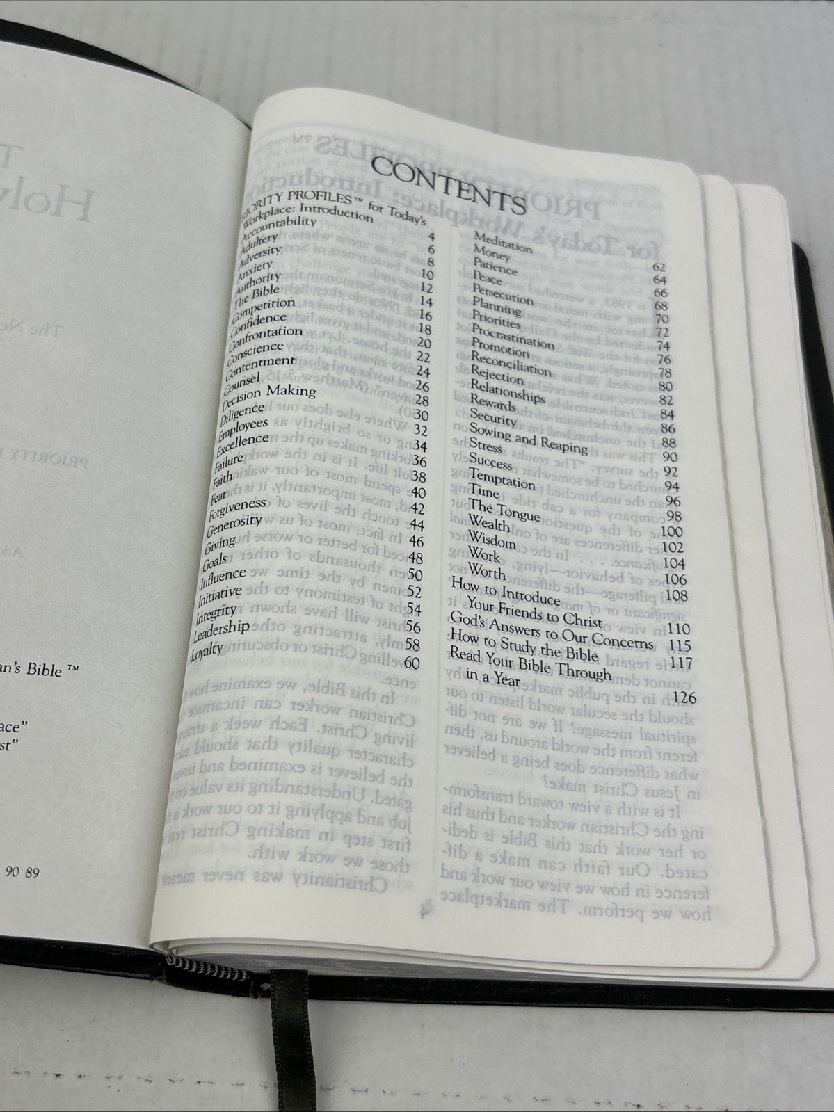 The Businessman’s Bible New King James Version Bonded Leather NKJV 1989