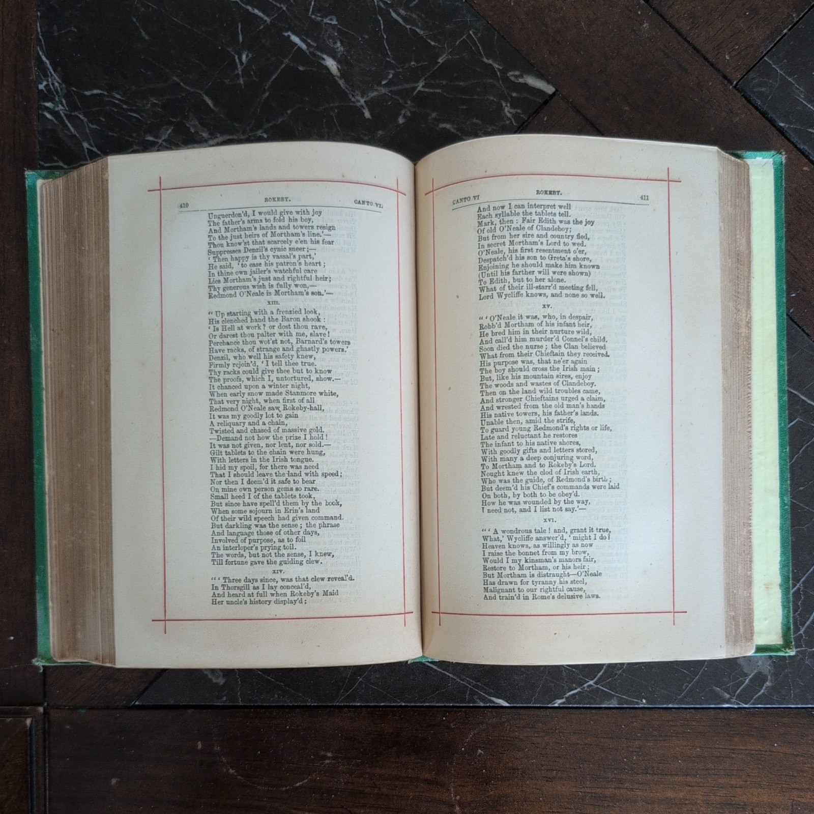 The Poetical Works Of Sir Walter Scott Bart- Gall & Inglis Circa 1870’s
