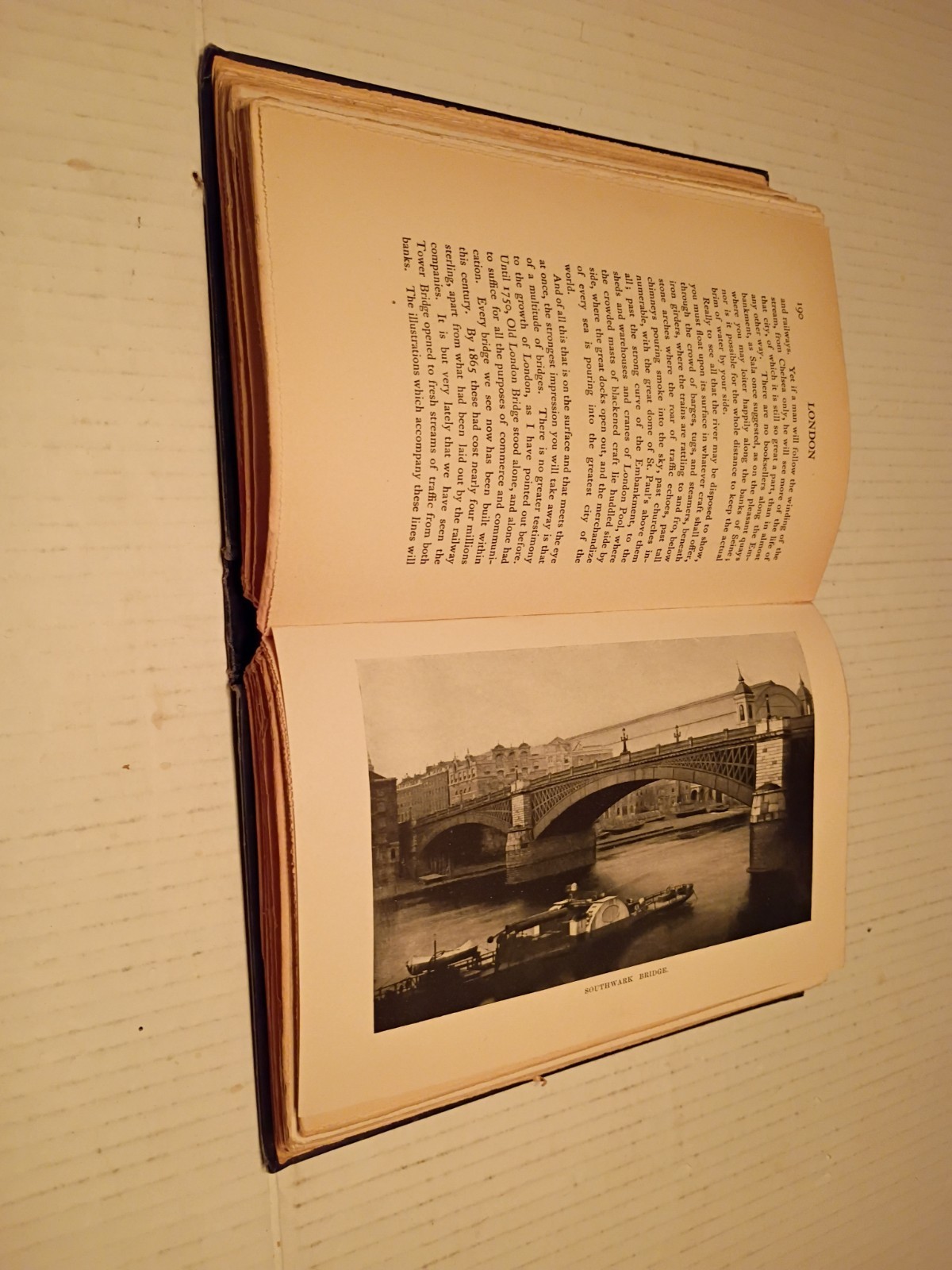 LONDON – DESCRIBED BY GREAT WRITERS – ESTHER SINGLETON, 1902 1ST ED HC ILLUSTR