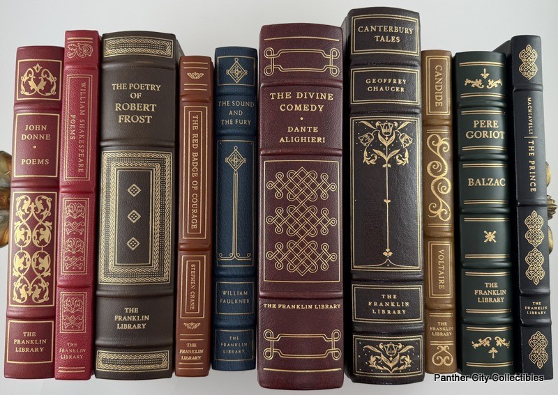 (Complete 100v Set) Franklin Library 100 Greatest Books Of All Time Leather Gilt