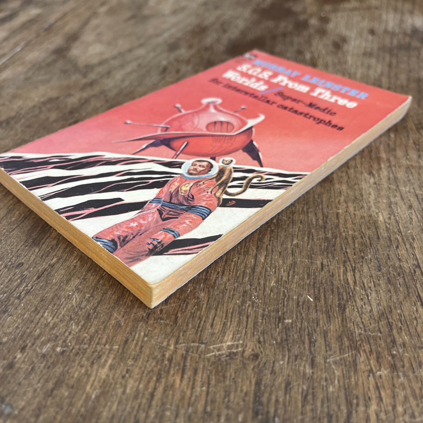 S.O.S. From Three Worlds Murray Leinster 1966 Ace G-647 Vintage Sci Fi PB