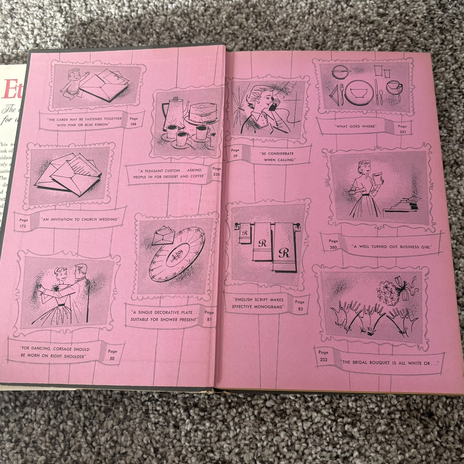 Vintage Complete Etiquette By Frances Benton 1956 First Printing Book