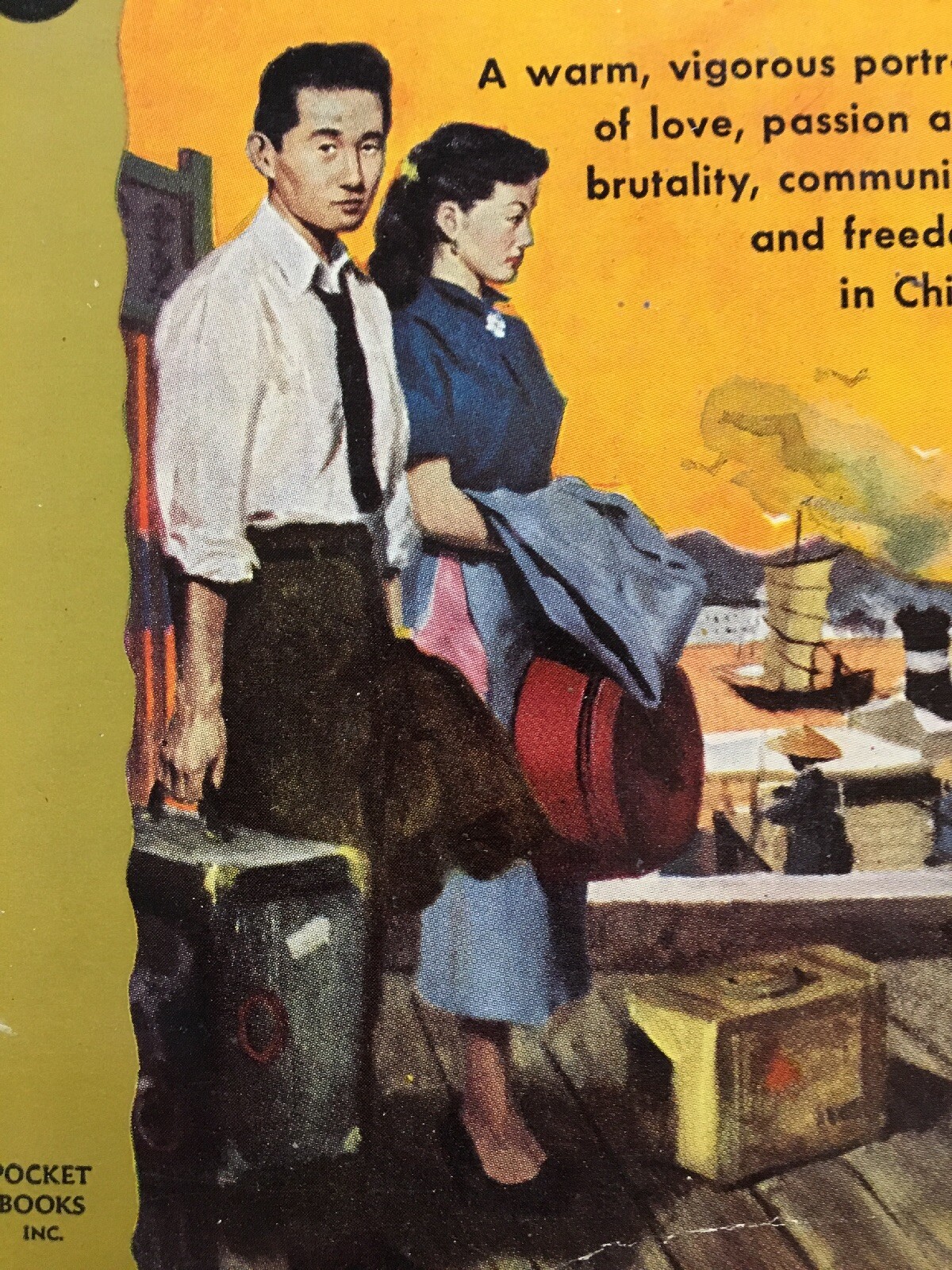 KinFolk Pearl S Buck vintage Communist China GGA paperback Pocket Books