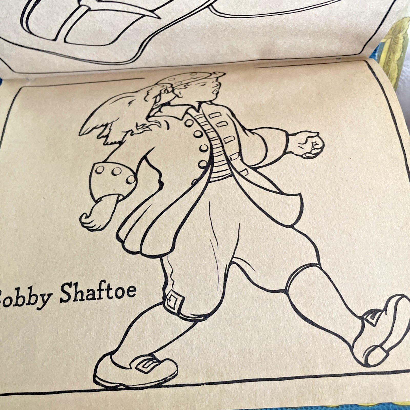 Whitman Publishing The Over The Shoulder coloring book 40 pages, 13 used