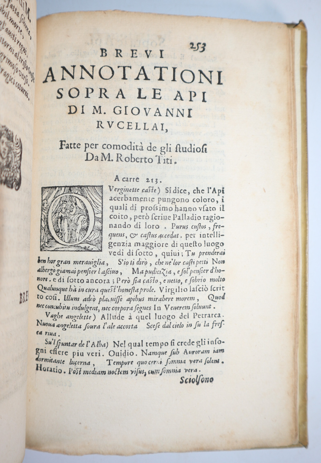 1590 La Coltivazione del Sig Luigi Alamanni Le Api Rucellai Epigrammi Fiorentino