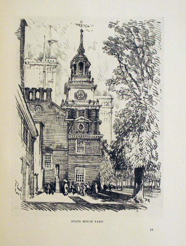 Joseph Pennell’s Pictures of Philadelphia – 1926 Hardcover with Scarce DJ!