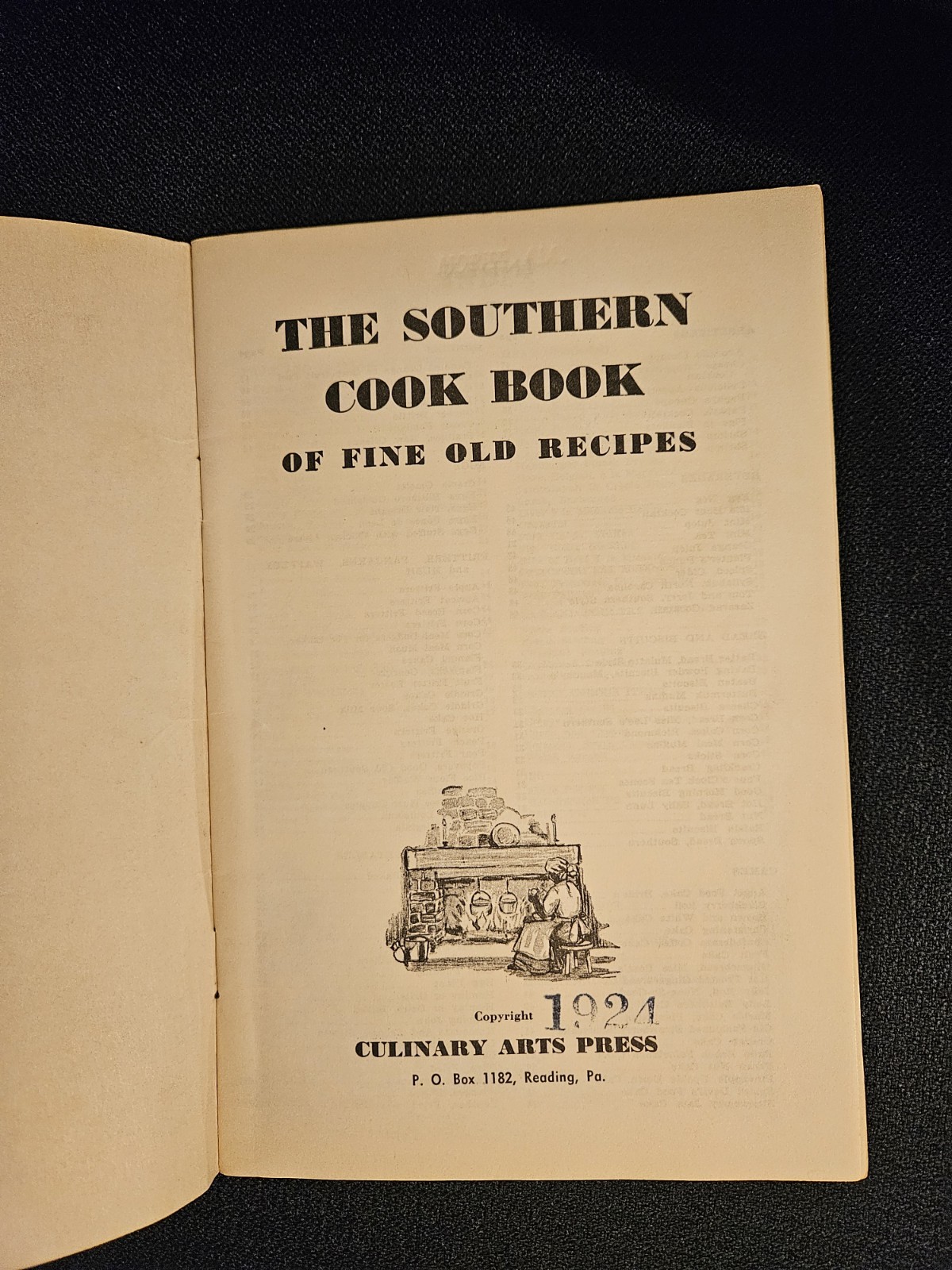 1924 Southern Cookbook Mobile Ala 322 Old Dixie Recipes Culinary Arts Press