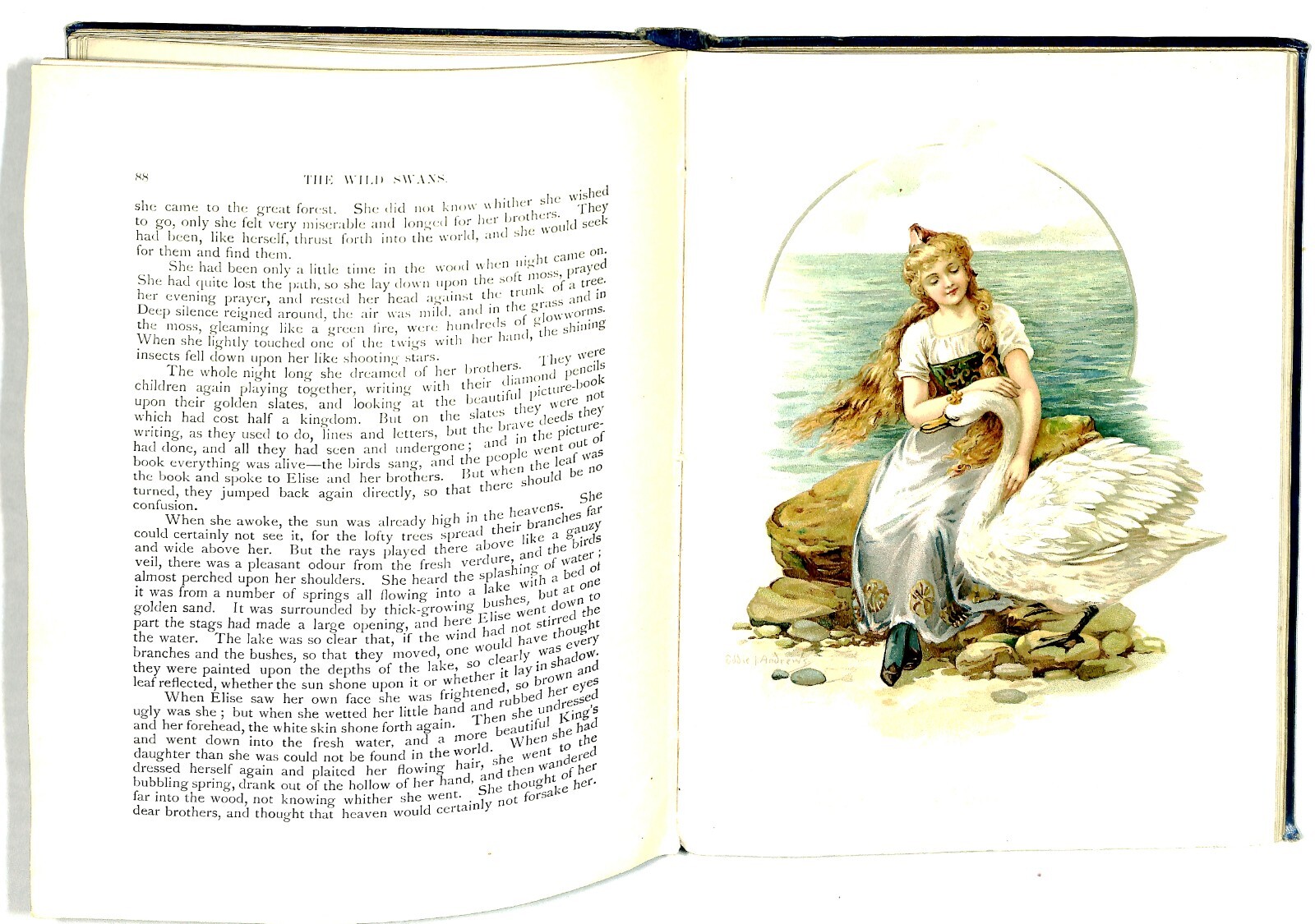 HANS ANDERSEN’S FAIRY TALES children’s luxury edition illustrated book Tuck 4644