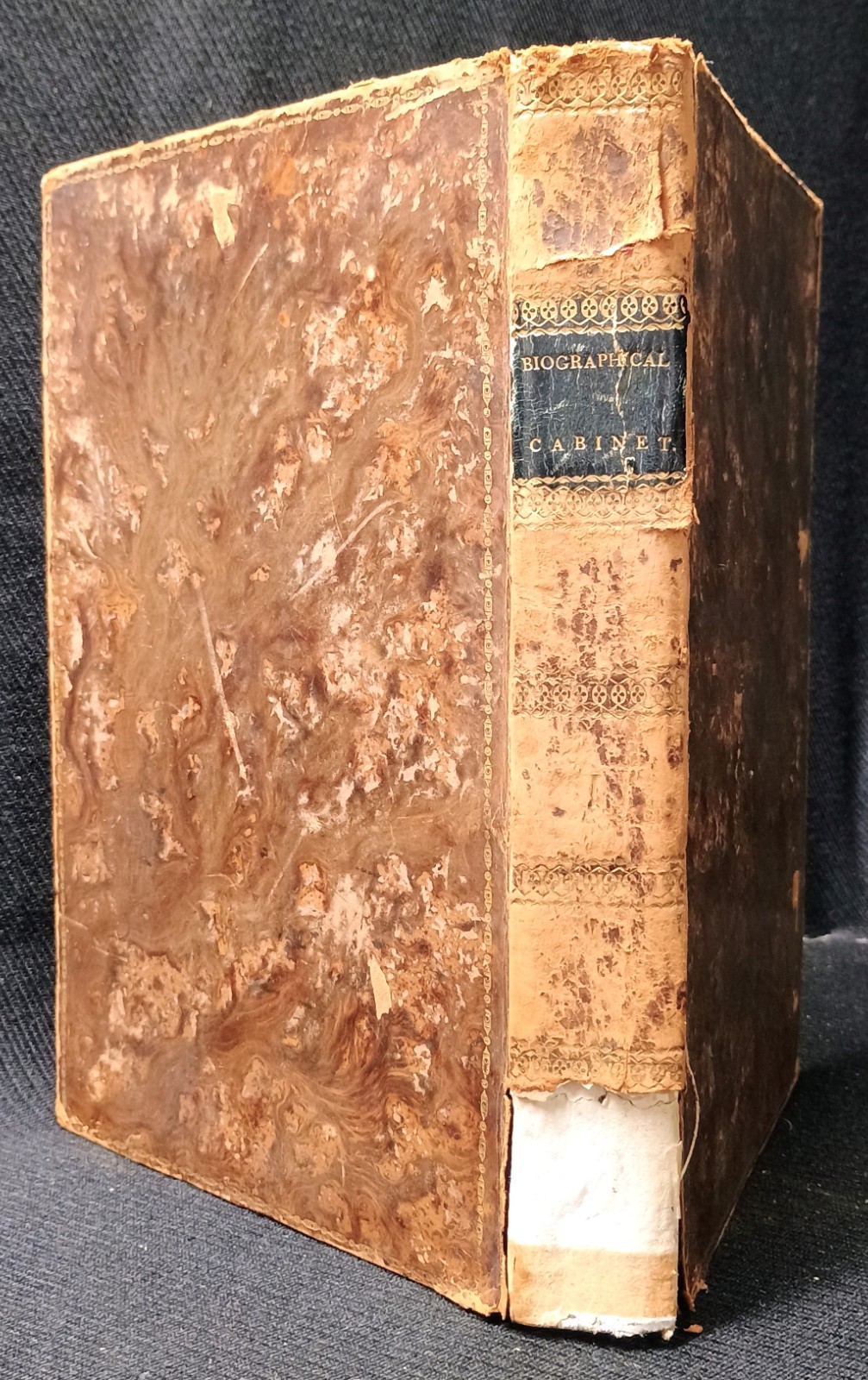 Antiquarian BIOGRAPHICAL CABINET VOL 1 Harrison 1823 Capt Cook Milton Chaucer ++