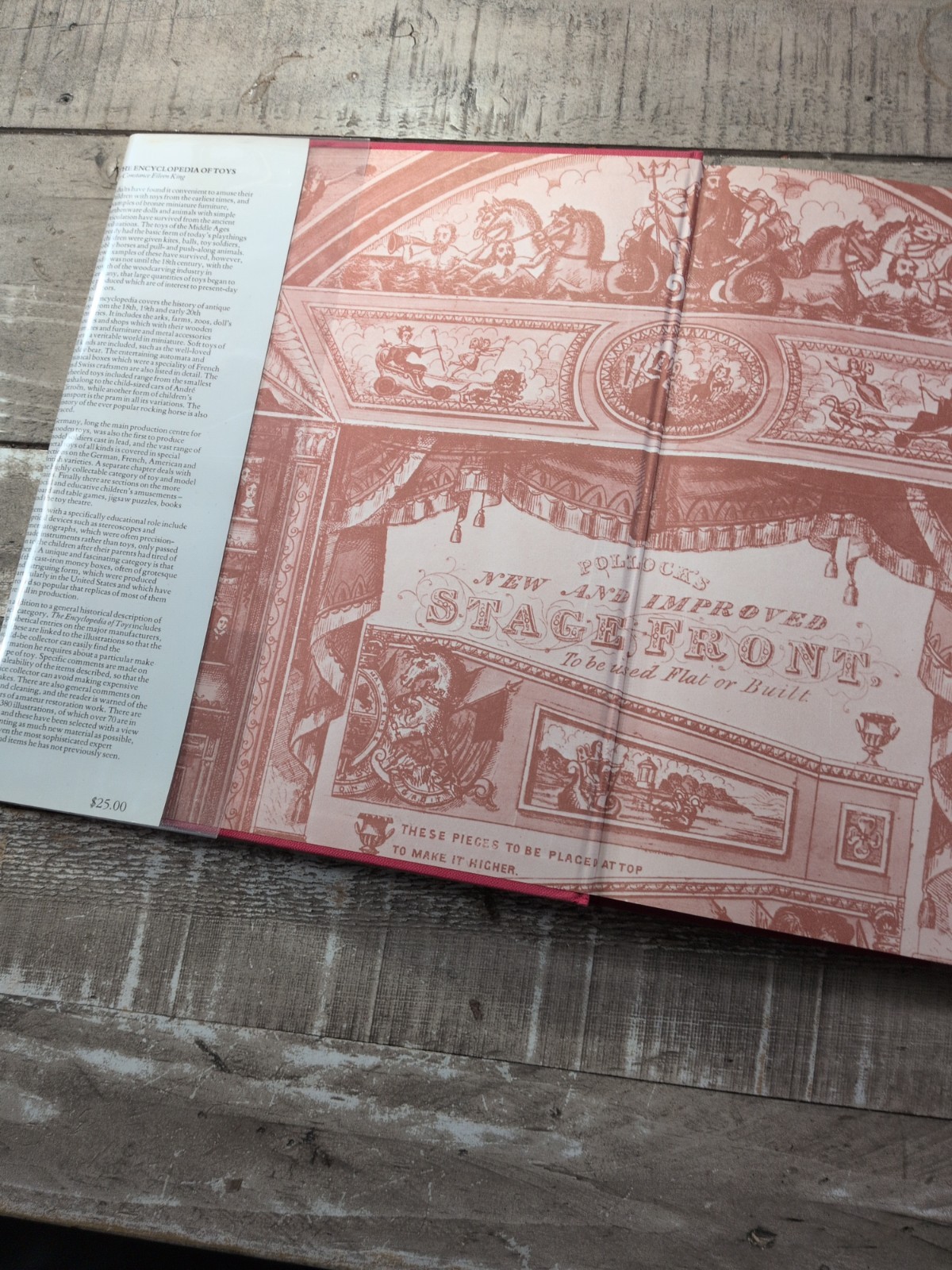 1978 Vintage Encyclopedia “The Encyclopedia of Toys” King, Dust Jacket