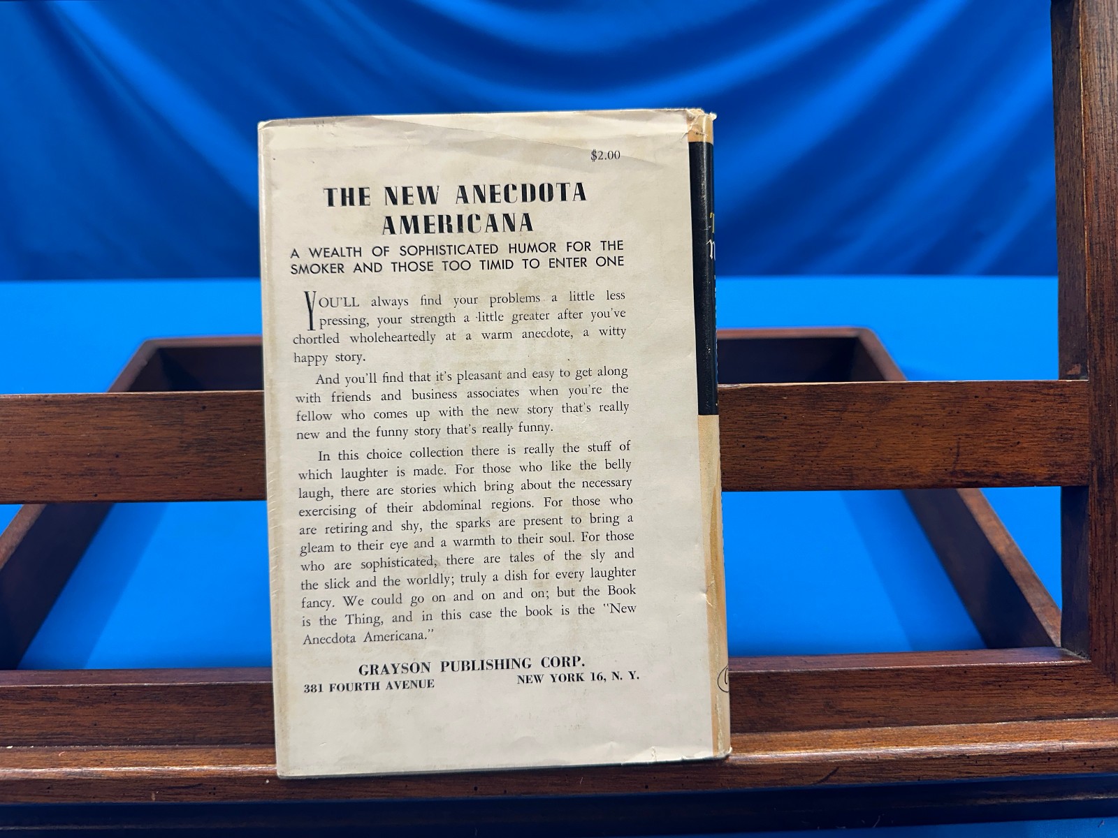The New Anecdota Americana: Five Hundred Stories for America’s Amusement, 1953