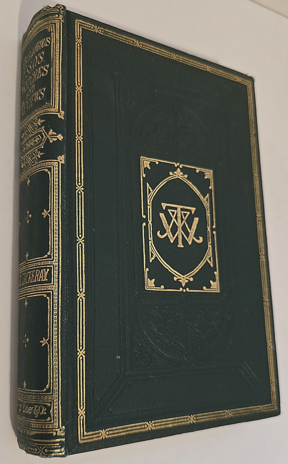 1869 UNCUT William Makepeace Thackeray Miscellaneous Essays Sketches and Reviews