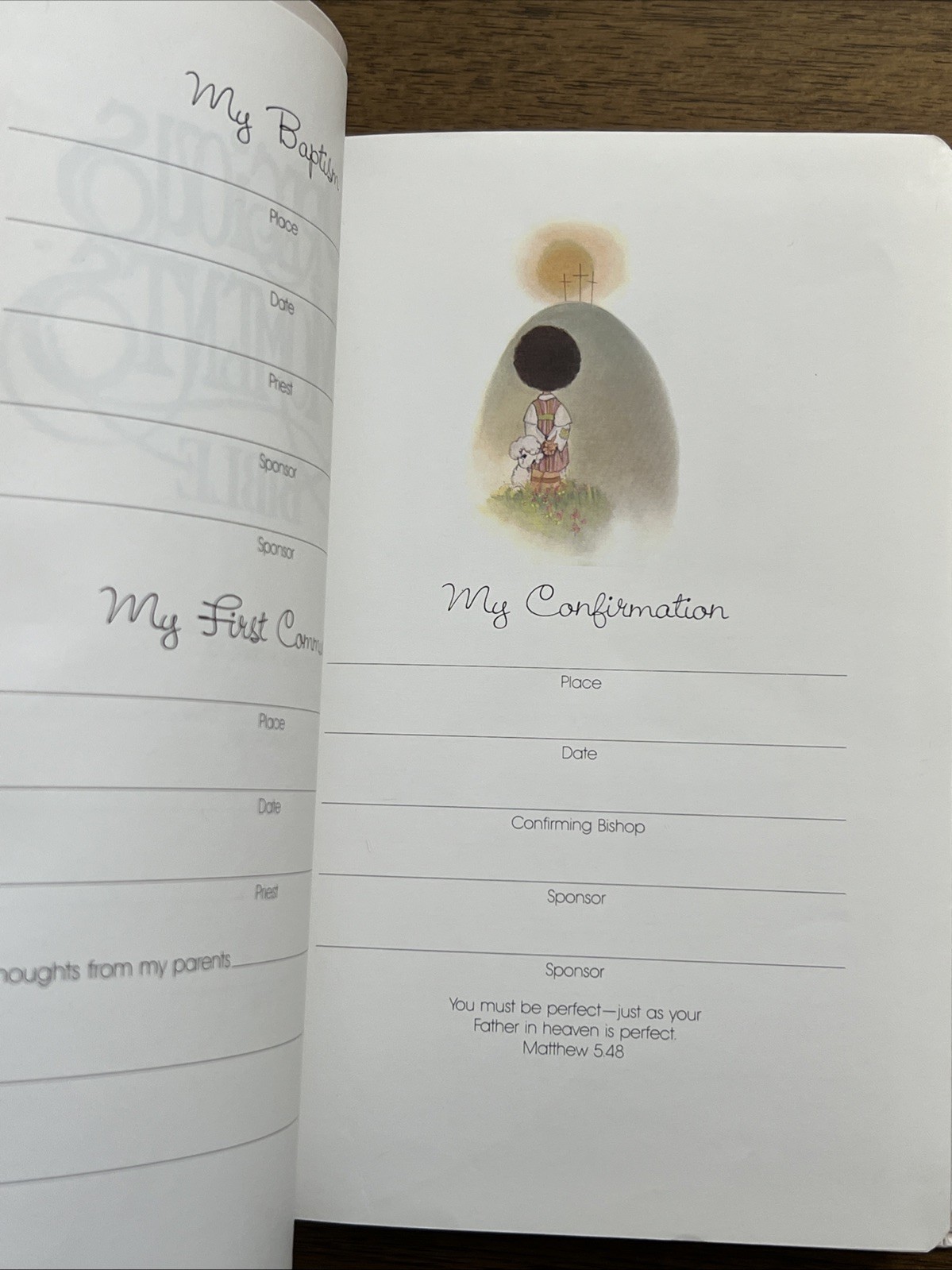 Holy Bible, Precious Moments Bible Today’s English Version 1993 Catholic 1271NV