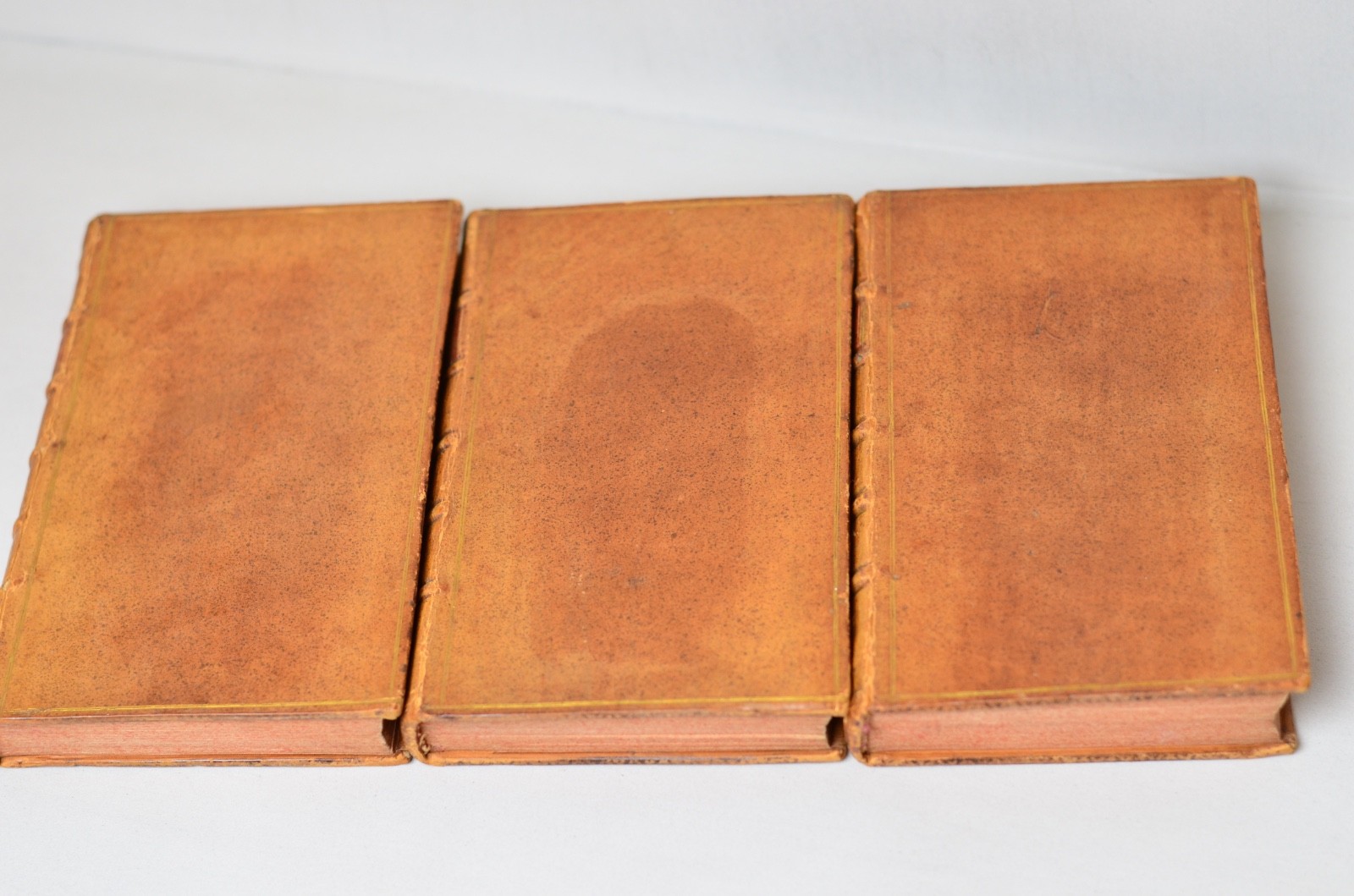 Antique Full Leather Bound Works of William Congreve 1753 – Complete 3 Volumes