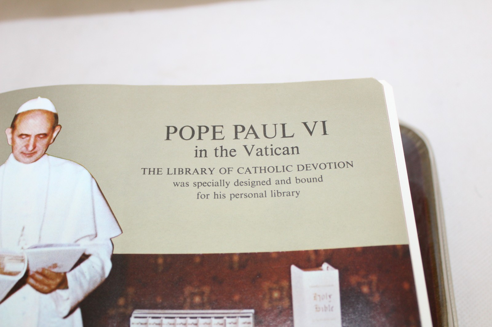 Holy Bible The Marian Edition Catholicism Leather Bound 1966 Catholic Press