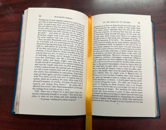 PLUTARCH’S MORALS – Gryphon Ancient Classics Leather