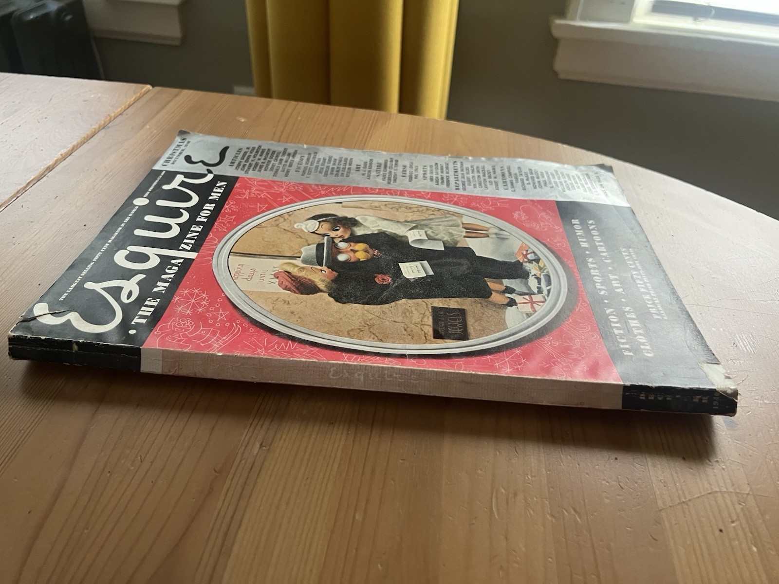 Esquire Magazine – Vintage December 1940 Christmas F. Scott Fitzgerald Varga