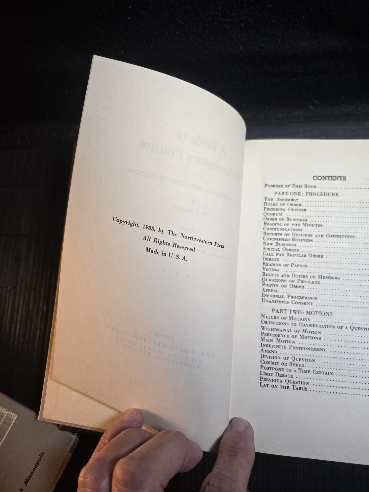 A Guide to Parliamentary Practice 1938 by W. I. Nolan 110 Pages