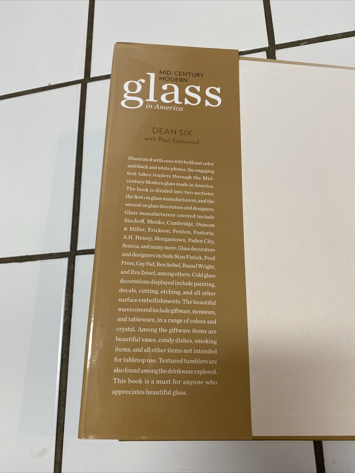 Dean Six Mid-Century Modern Glass in America 2014 Hardcover w/DJ – BRAND NEW!