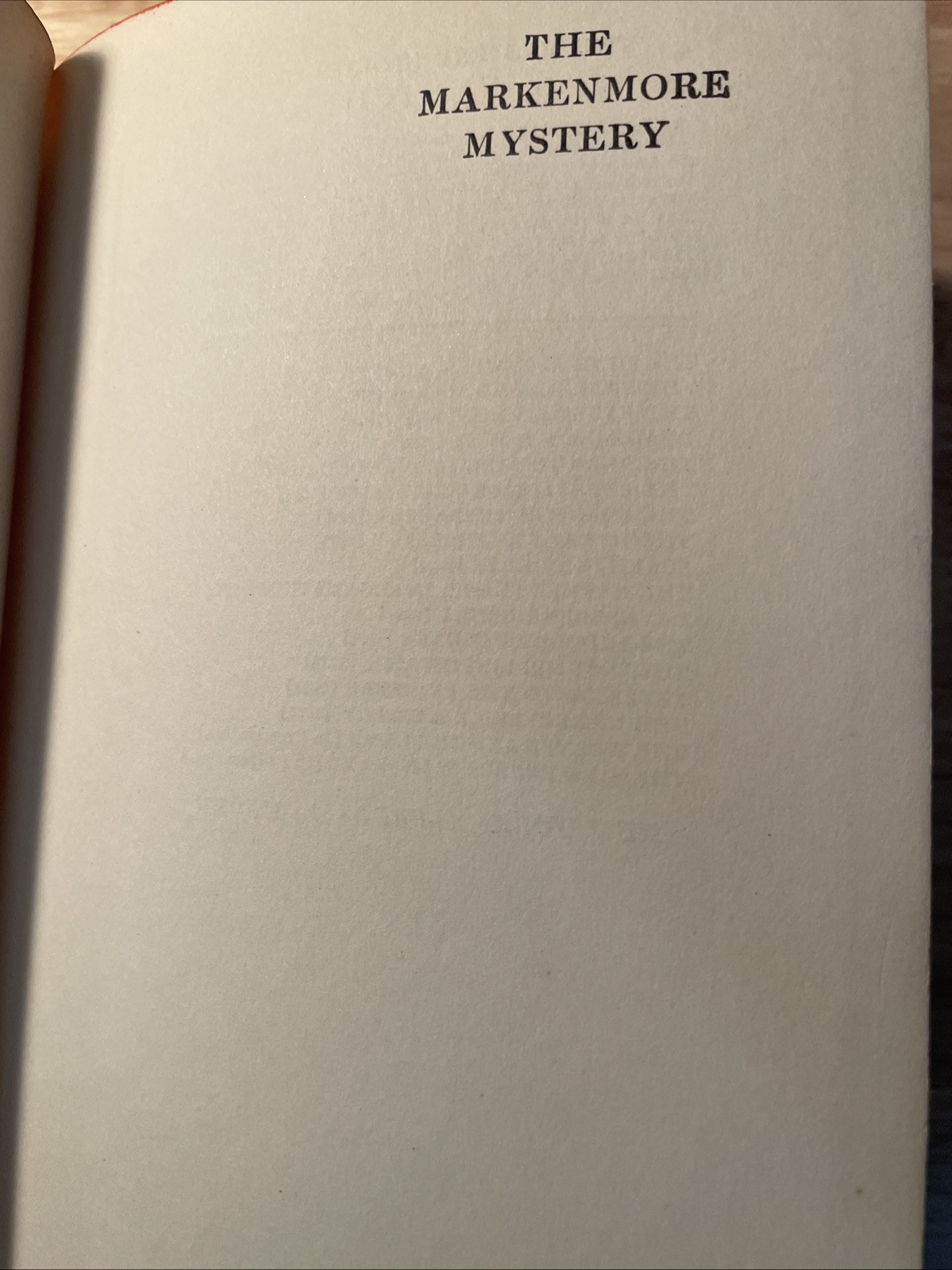 1923 The Markenmore Mystery J.S. Fletcher First US Edition Alfred A. Knopf HC VG