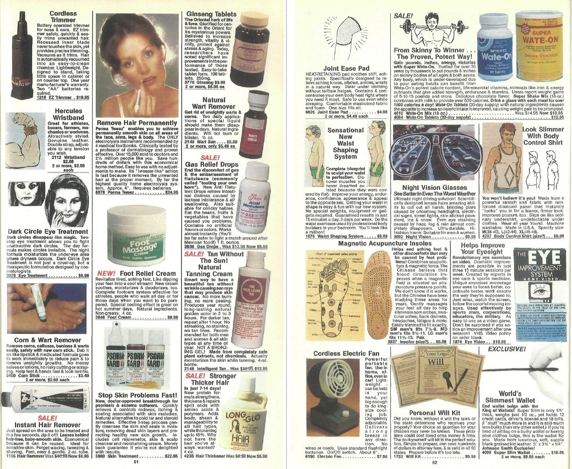 8 old Johnson Smith Co. Curios Gifts Novelty Catalogs (1960s, 70s & 90s) on DVD