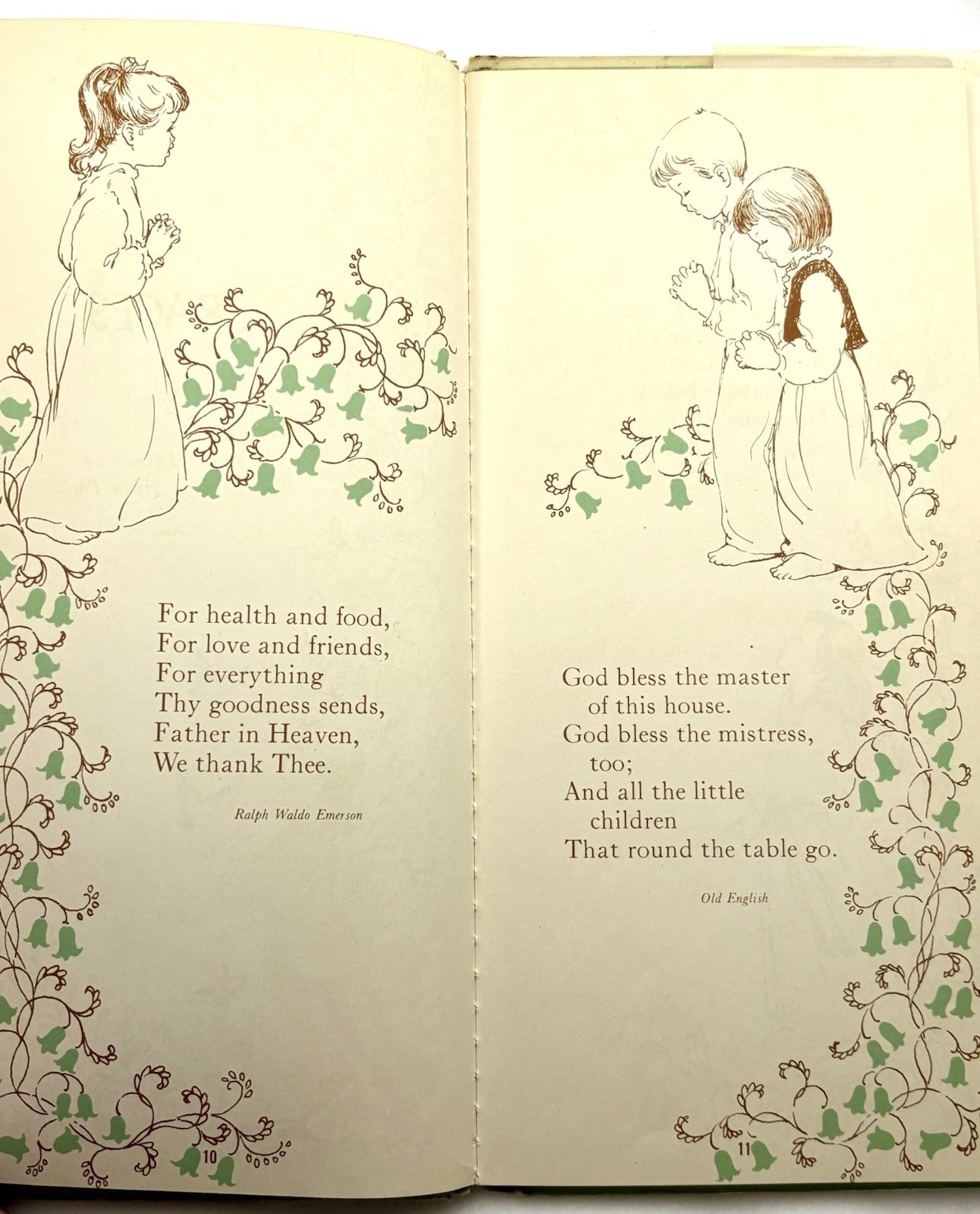 Children’s Prayer Book Vtg Hear Our Grace 1955 Religious Illustrated Ephemera