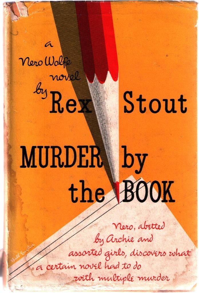 Murder by the Book by Rex Stout Nero Wolfe (1951) 1st Vintage Hardcover !!
