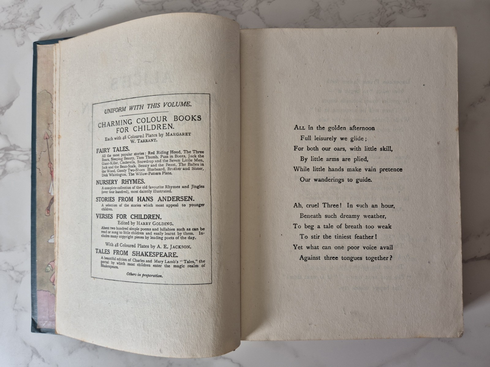 Alice’s Adventures in Wonderland – Lewis Carroll 4th Edition Margaret Tarrant