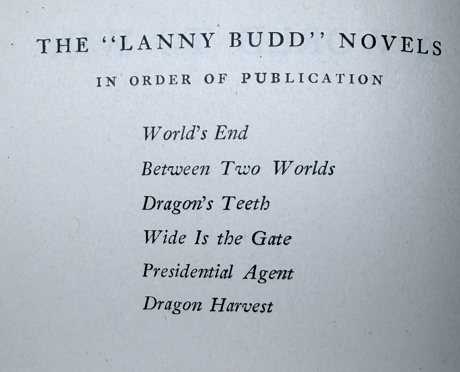 Set of 6 Upton Sinclair Lanny Budd Series 1940-1946 HC 1st Eds The Viking Press