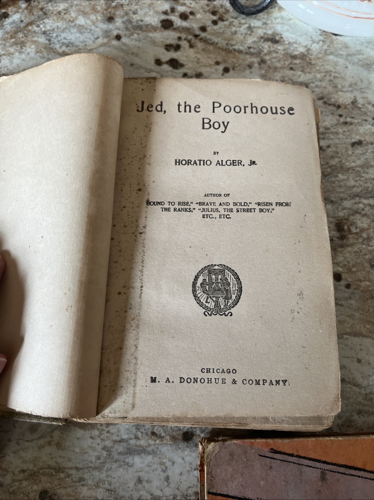 Horatio Alger Jr – 6 vintage hardcover. Books; From early 1900’s