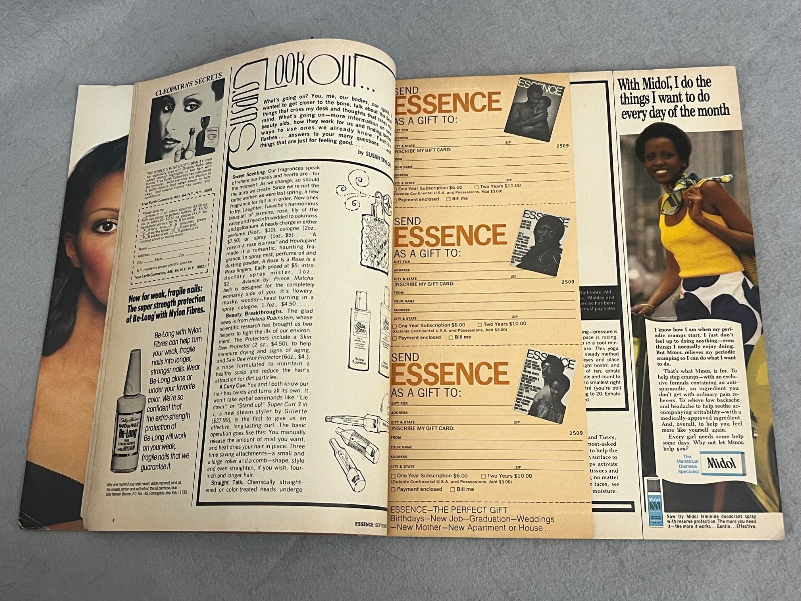 Vintage Essence Magazine Beauty Fashion Poetry Culture Food Coops September 1975