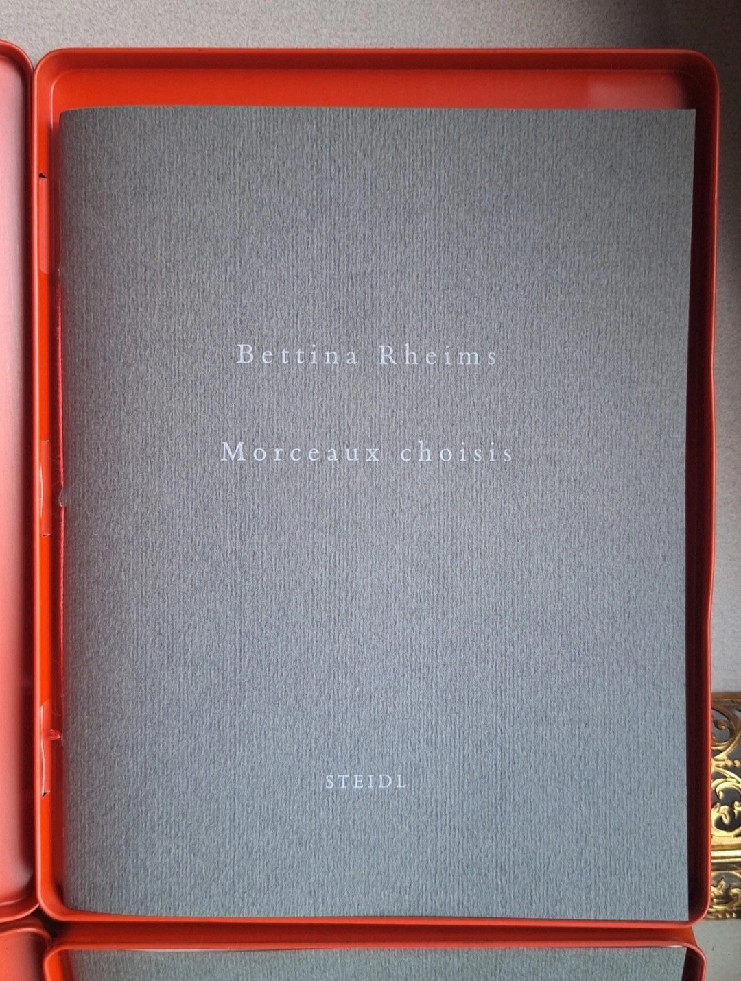 Morceaux Choisis by Bettina Rheims, Erotic French Photography Book, Red Tin