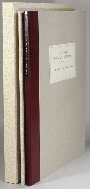 Eberhard Koenig / 1462 Fust & Schoeffer Bible Introduction by Christopher de