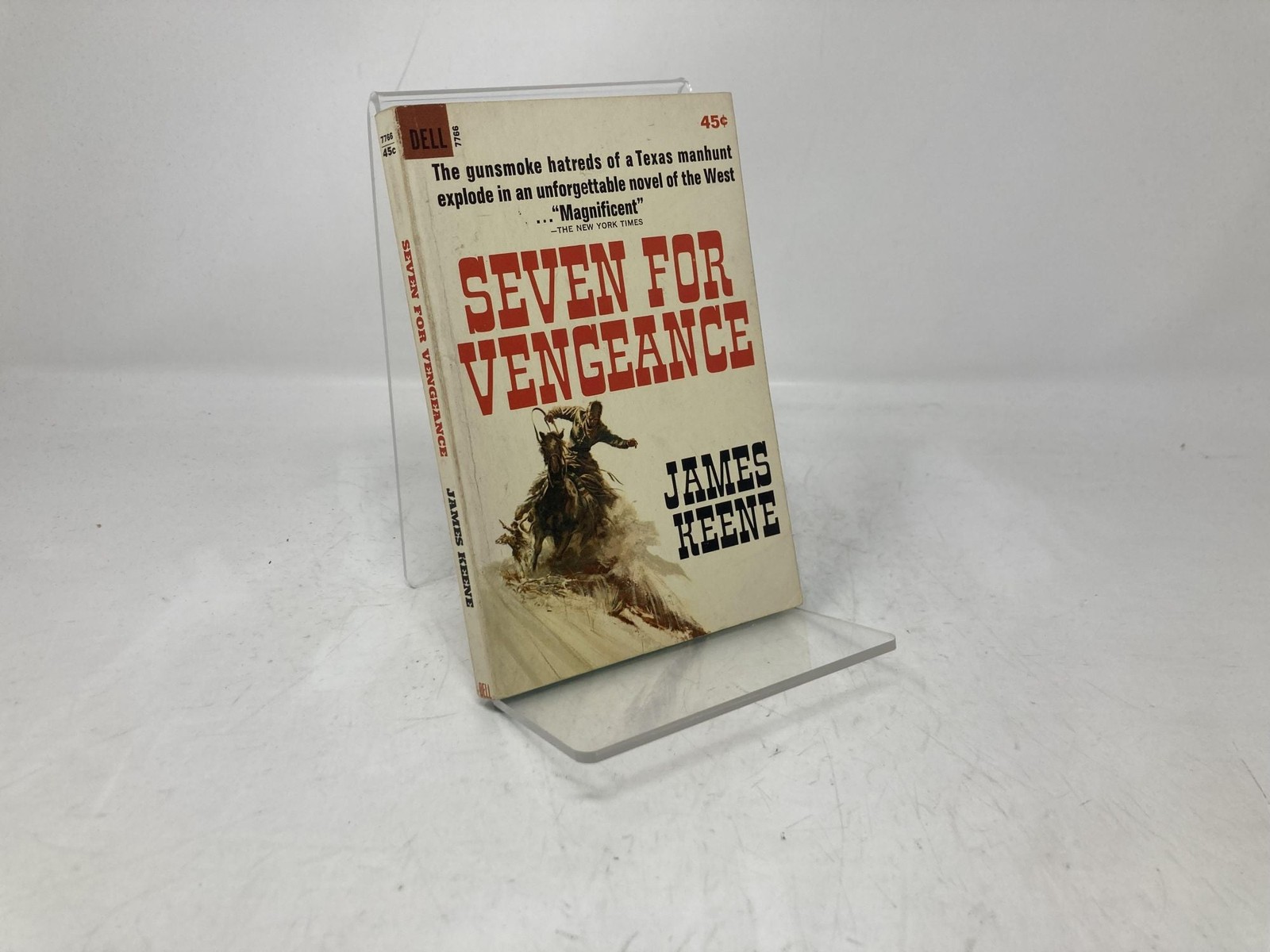 Seven for Vengeance by James Keene First 1st Edition VG PB 1965