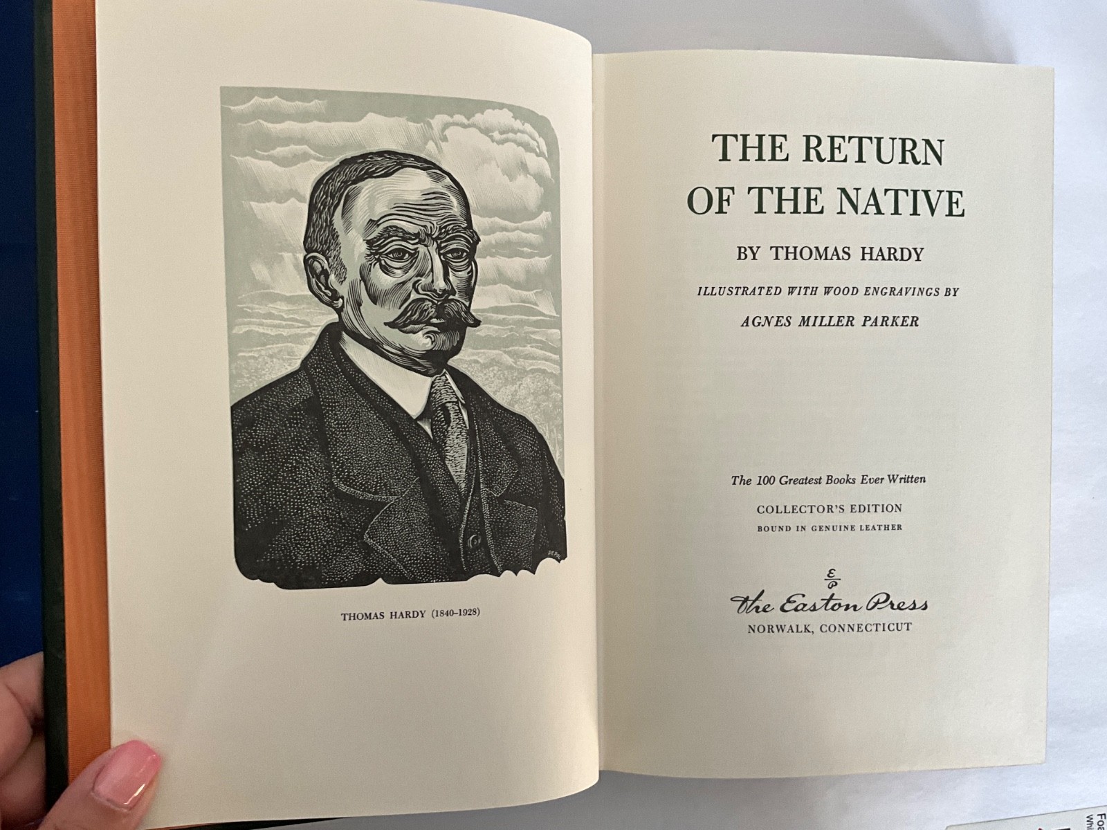 The Return of The Native Easton Press Collectors Edition Leather Bound 1978