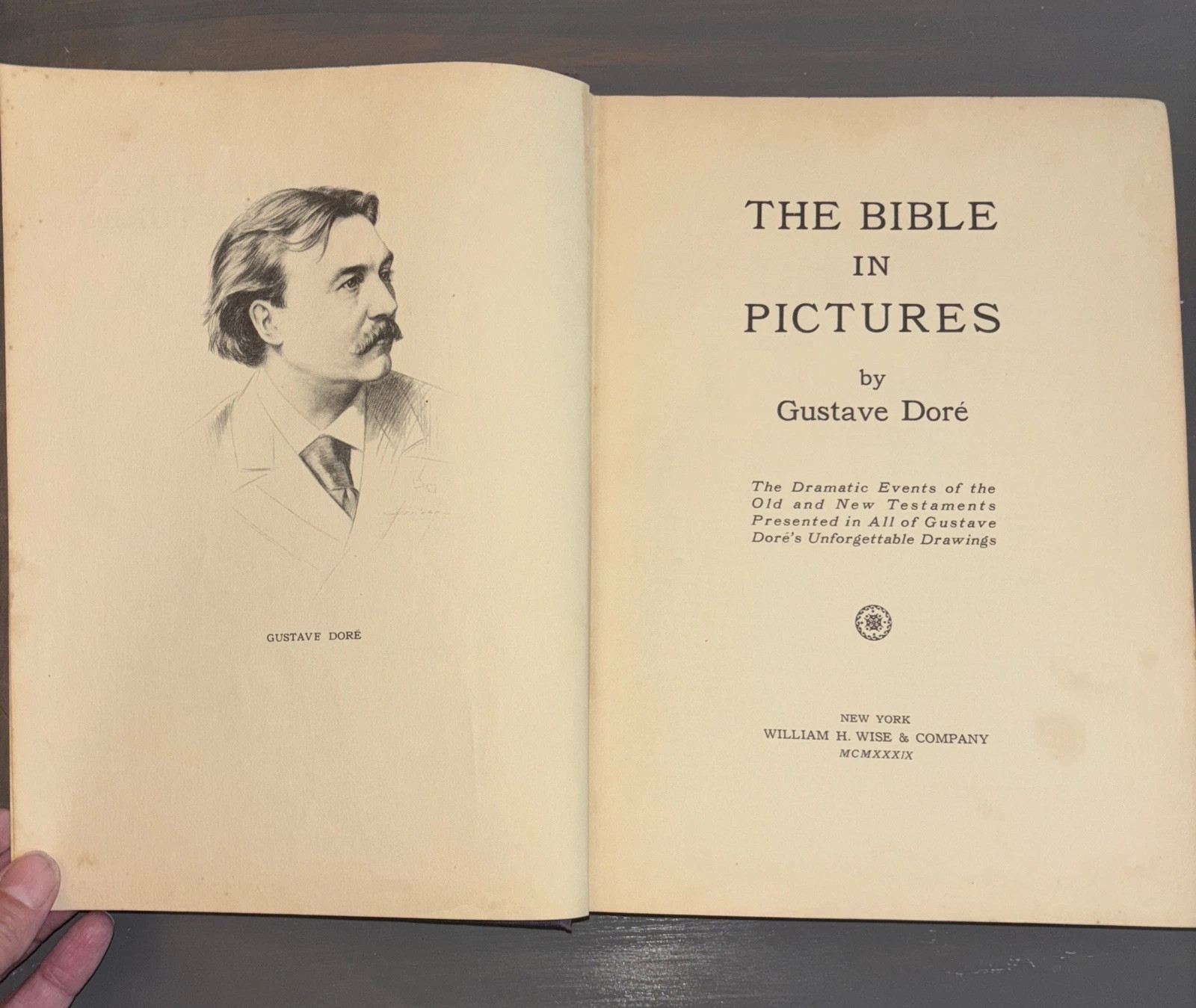 1934 The Bible in Pictures by Gustave Dore *ROYCROFT First Edition*