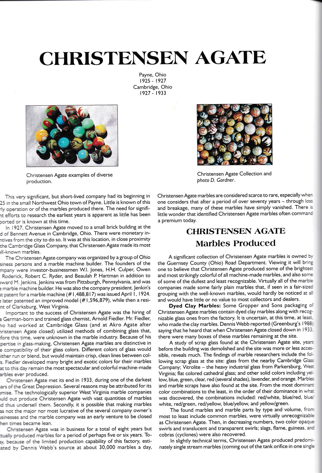 American Machinemade Marbles – Over 350 Color Photos,. New Book! Free Shipping!