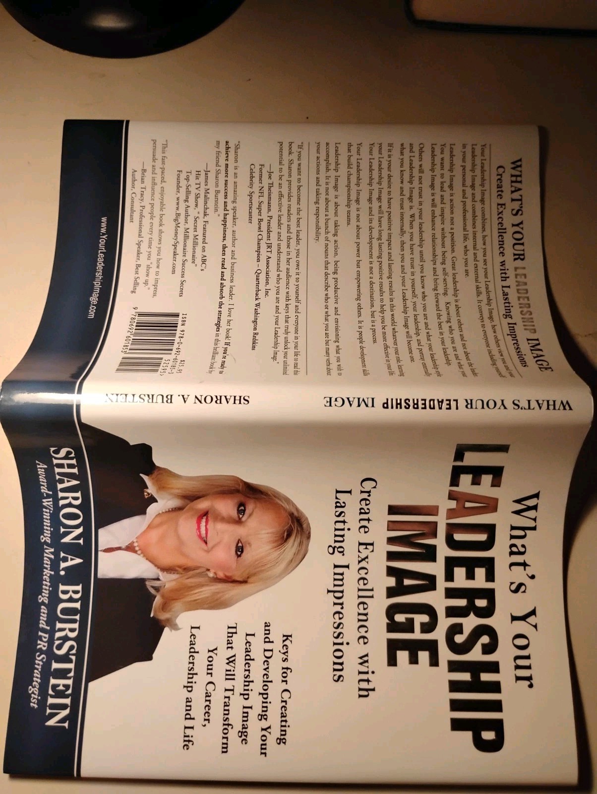 SIGNED Sharon Burstein What’s Your LEADERSHIP IMAGE Leadership Self-Help HC DJ