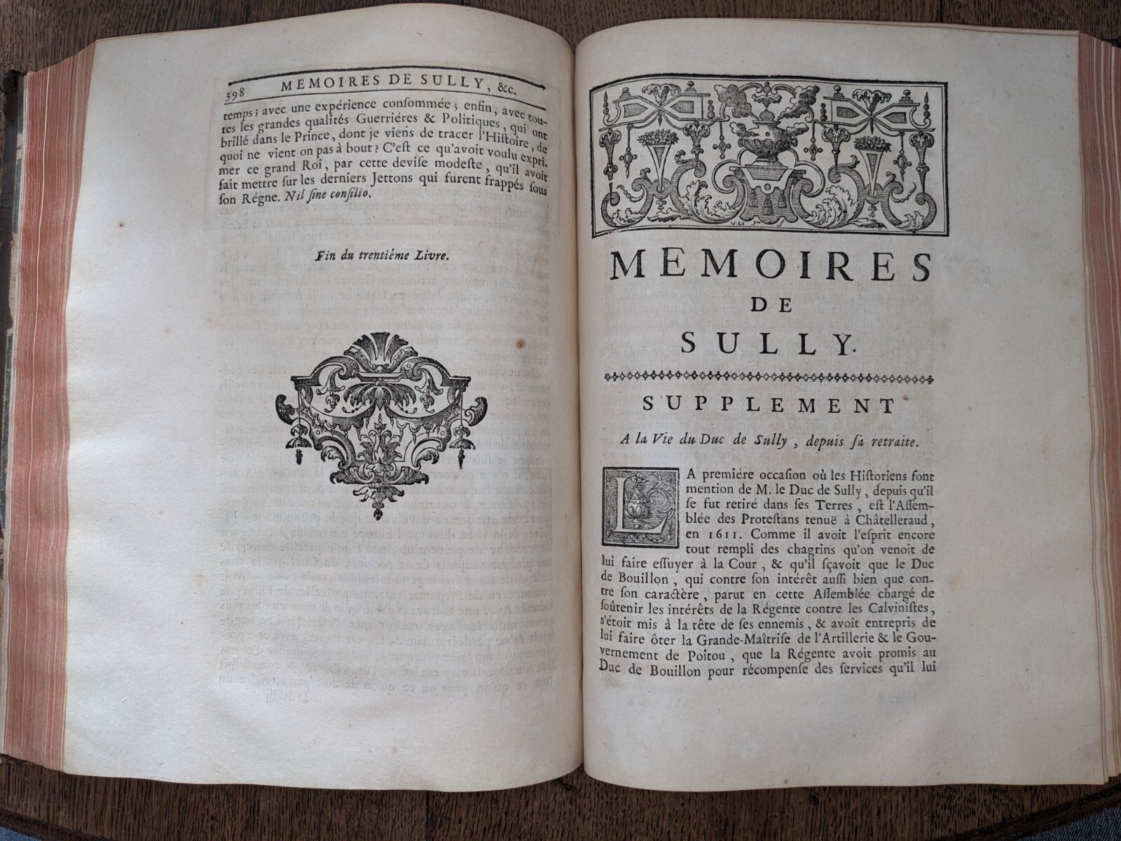antique book-Mémoires de Maximilien de Béthune, Duc De Sully T 3 – 1747- in 4
