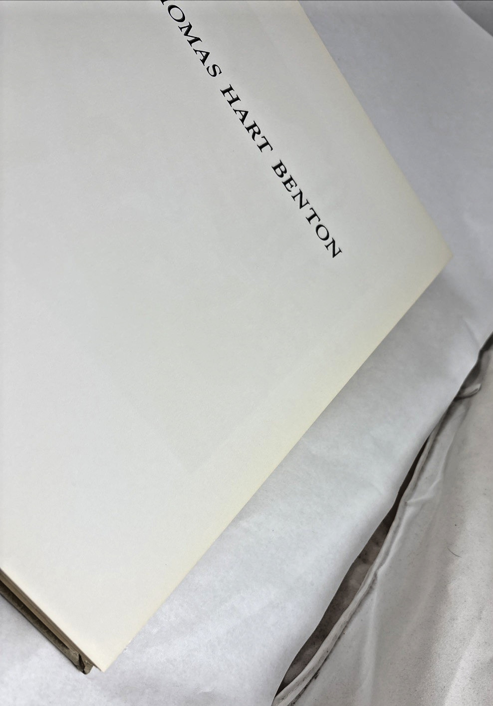 Thomas Hart Benton SIGNED Book Leather Bound Limited Edition 277/350 Abrams Art