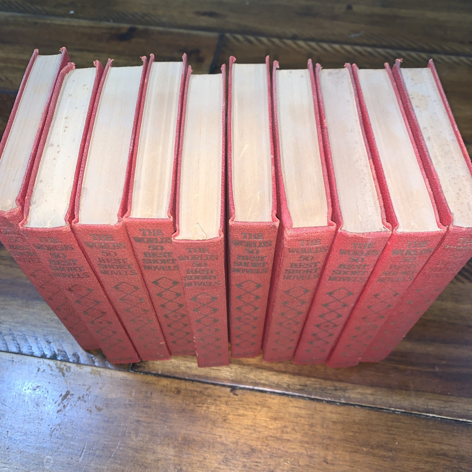 Vintage 1929 The World’s 50 Best Short Stories Funk & Wagnalls 10-Vol. Book Set
