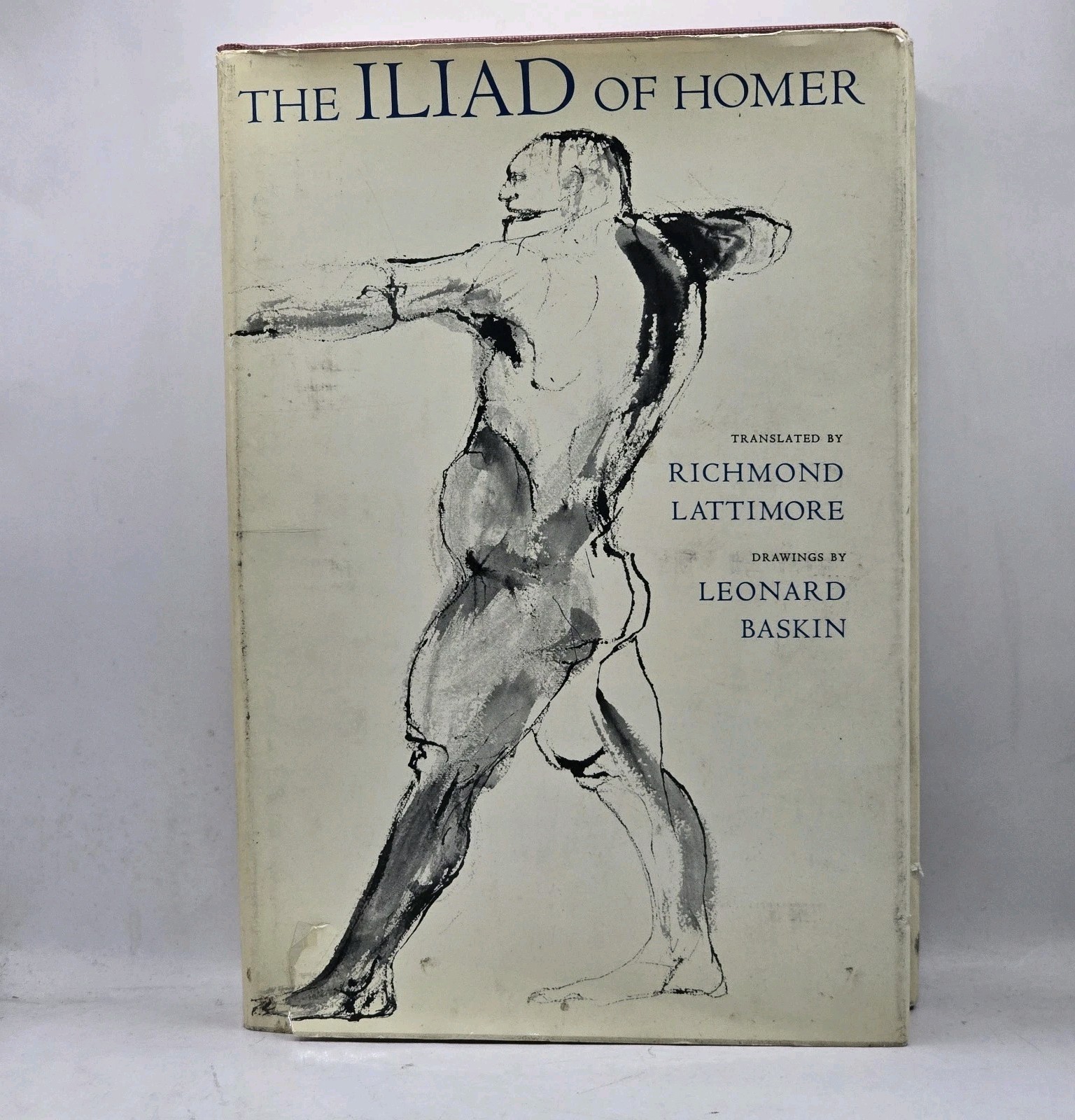 The Iliad of Homer 1962 By Richmond Lattimore Drawings By Leonard Baskin