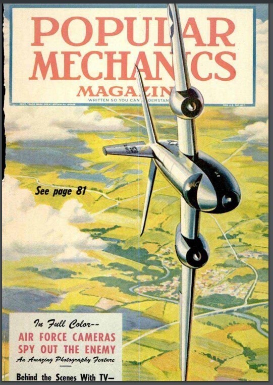 POPULAR MECHANICS 1950S MAGAZINE 120 Select Issue Collection On USB Thumb Drive